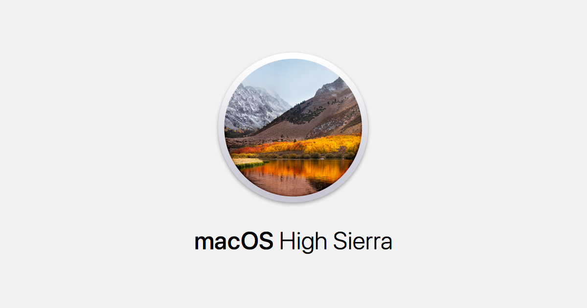 mac os 10.13 high sierra iso download